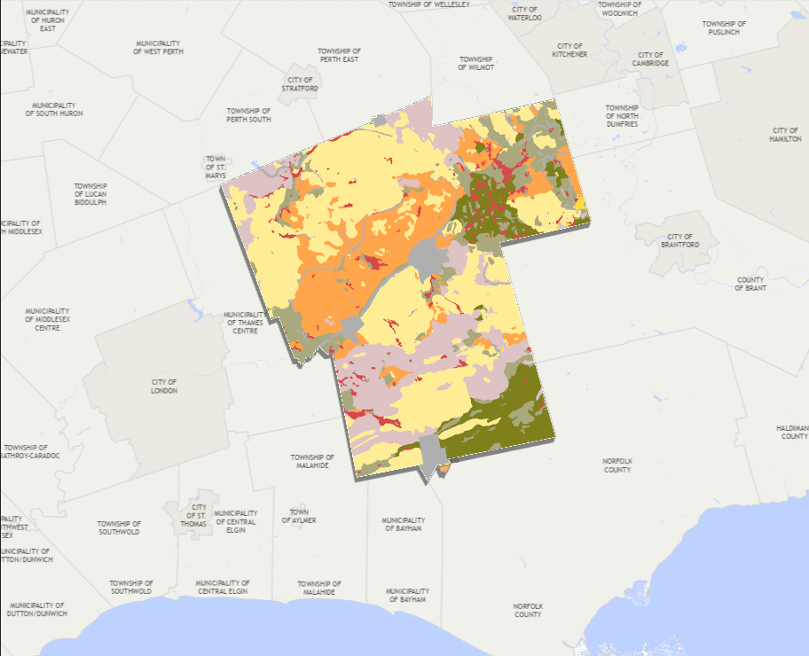 Oxford County Land Use Map